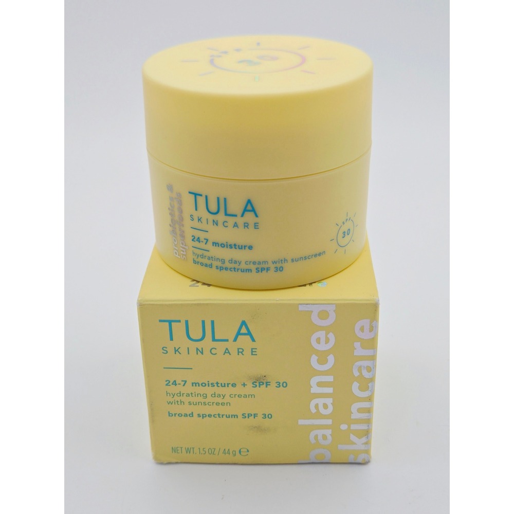TULA Skincare 24-7 Moisture Hydrating Day Cream Broad Spectrum SPF 30 1.5oz NEW